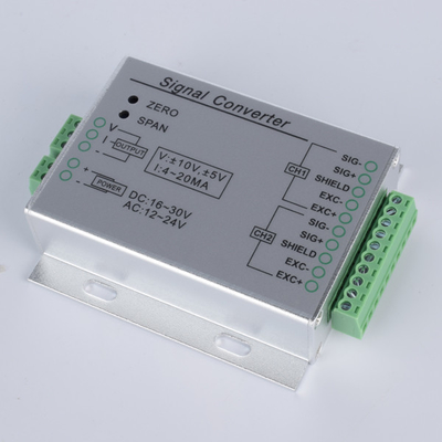 L'amplificateur de capteur de pression du piézoélectrique IP64 0,1%, 4 unités l'amplificateur d'instrumentation de jauge de contrainte