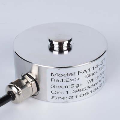 0,2% capteurs miniatures de capteur de pression du piézoélectrique 1kn, capteur de pression du piézoélectrique 5kn d'acier inoxydable